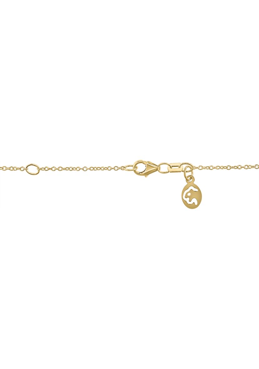 1/10 ct. t.w. Diamond and 5.5 ct. t.w. London Blue Topaz Butterfly Pendant Necklace in 14K Yellow Gold