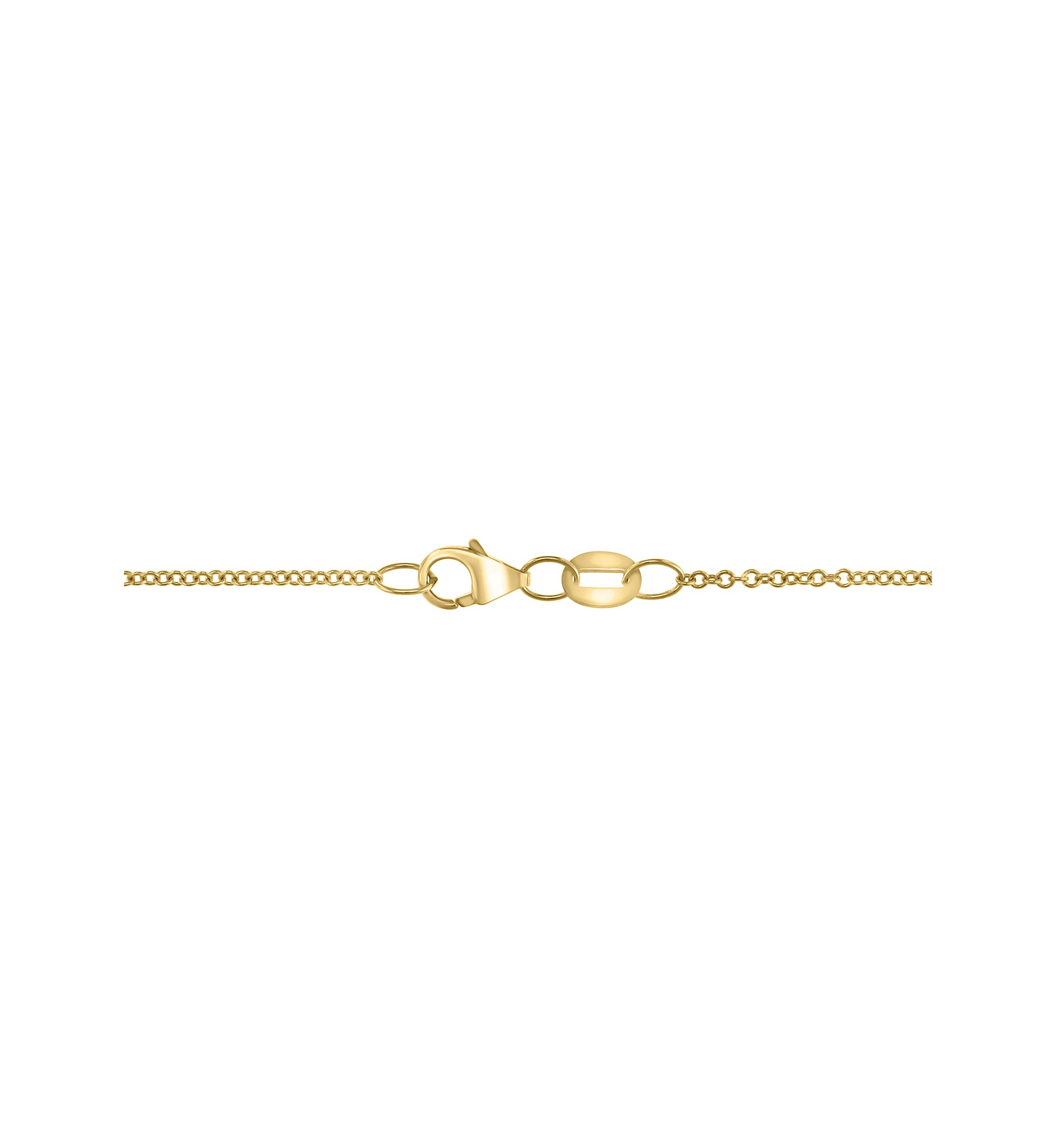 1/10 ct. t.w. Diamond, Amethyst, Blue Topaz, London Blue Topaz, Citrine, Madera Citrine, Rhodolite, and Peridot Pendant Necklace in 14K Yellow Gold