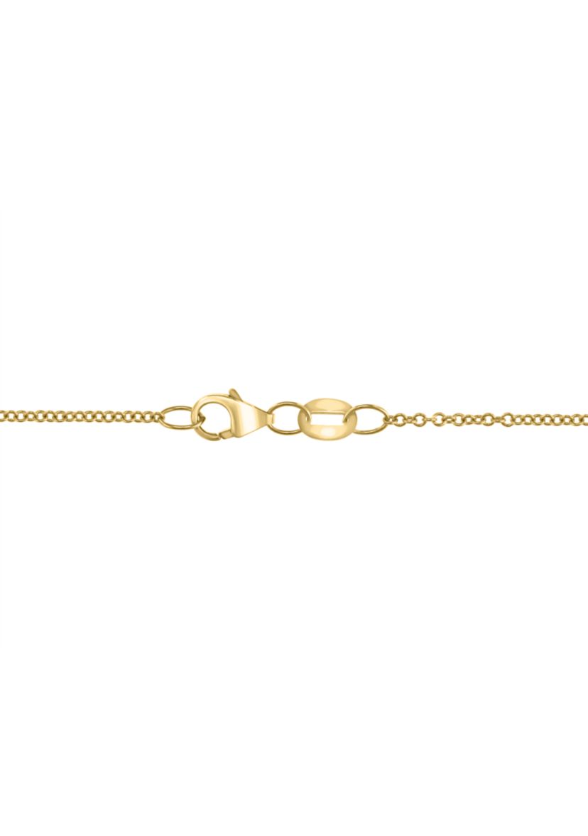 1/5 ct. t.w. Diamond, Mother of Pearl Pendant Necklace in 14K Yellow Gold