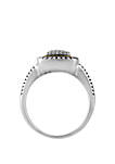 3/8 ct. t.w. Diamond Ring in 925 Sterling Silver and 18k Yellow Gold