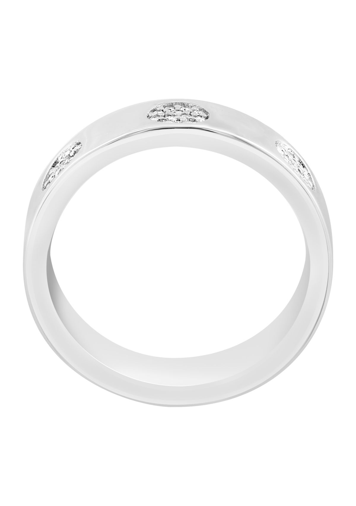 1/10 ct. t.w. Diamond Ring in Sterling Silver