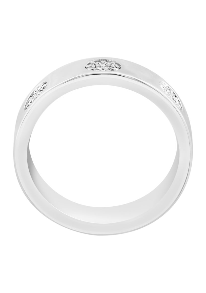 1/10 ct. t.w. Diamond Ring in Sterling Silver