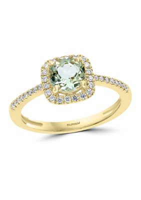 Effy® 14k Yellow Gold Emerald And Diamond Ring | belk