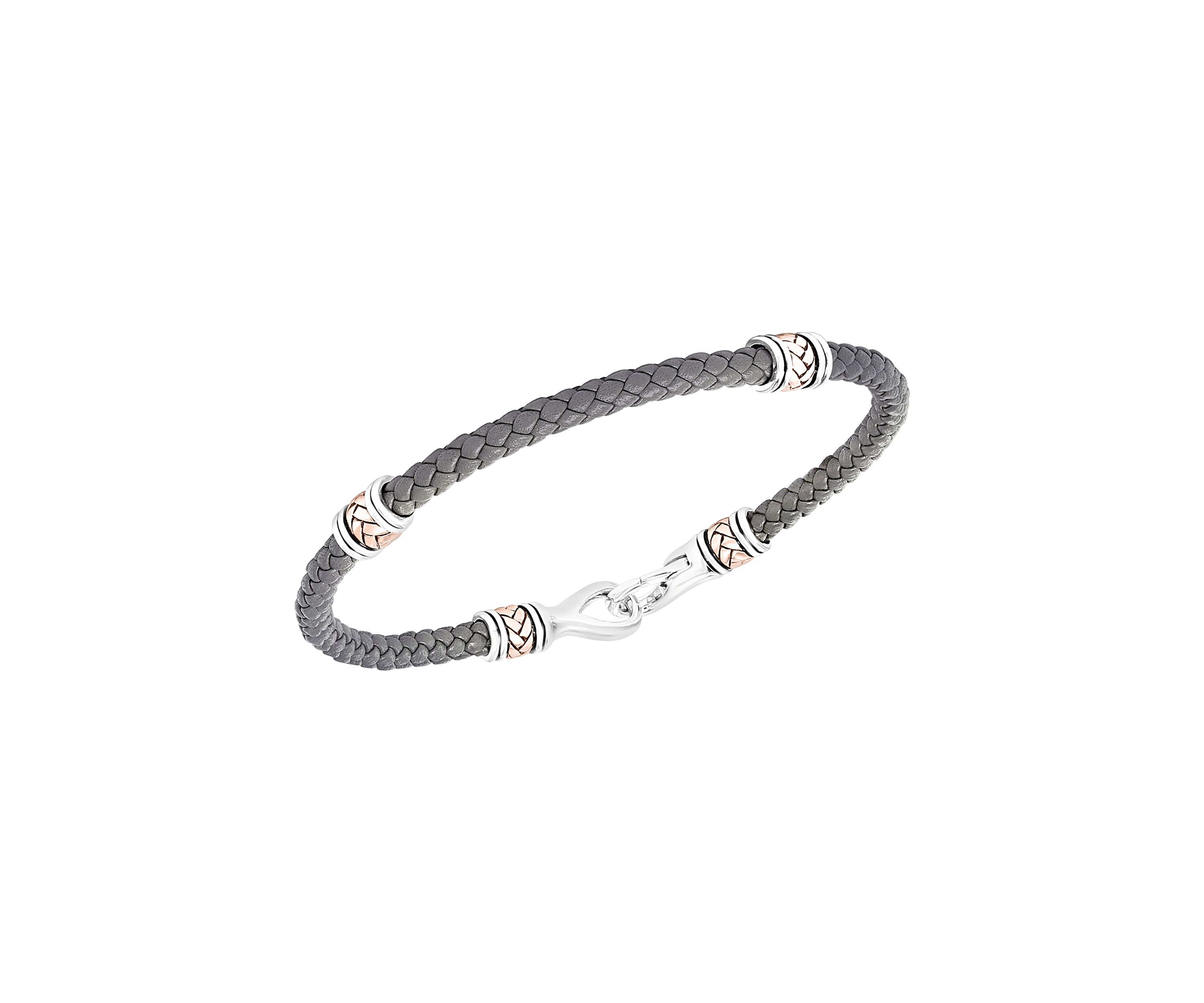 Bracelet in Sterling Silver and 18k Yellow Gold 