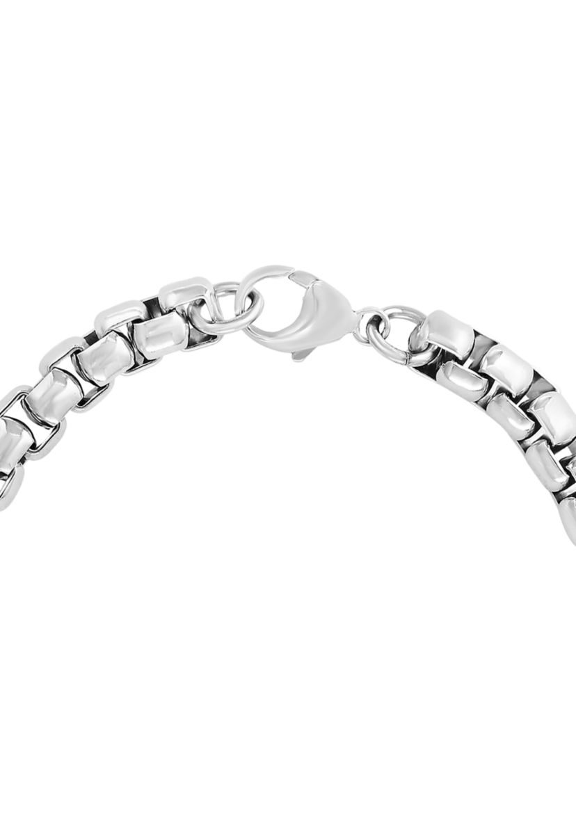 Mens Sterling Silver 8.5 Inch Link Bracelet 