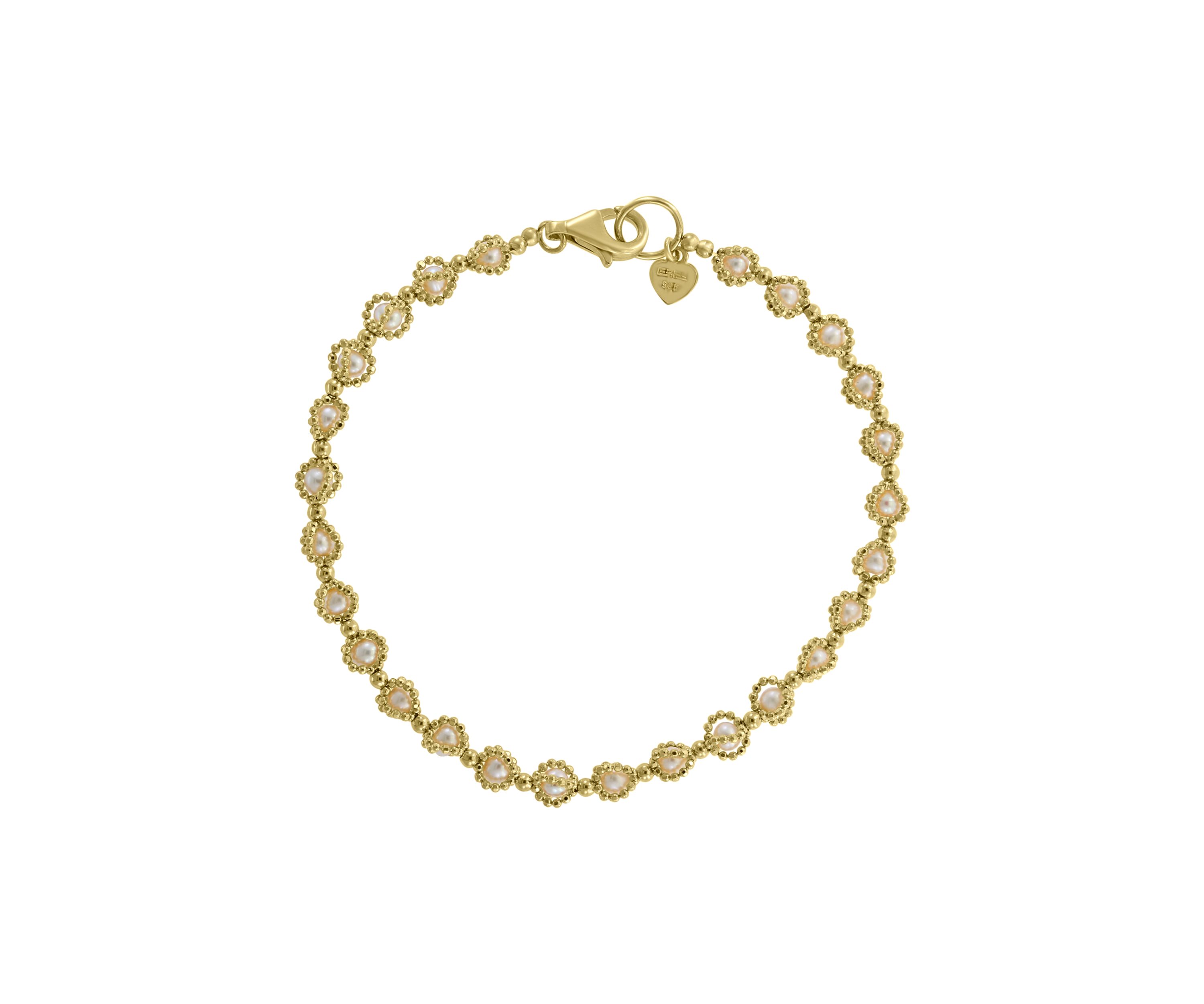 Freshwater Pearl Bracelet in Sterling Silver