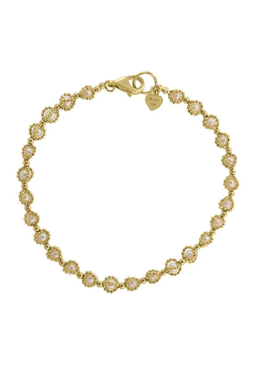 Freshwater Pearl Bracelet in Sterling Silver