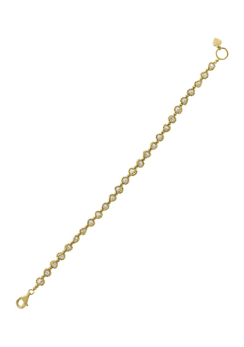 Freshwater Pearl Bracelet in Sterling Silver