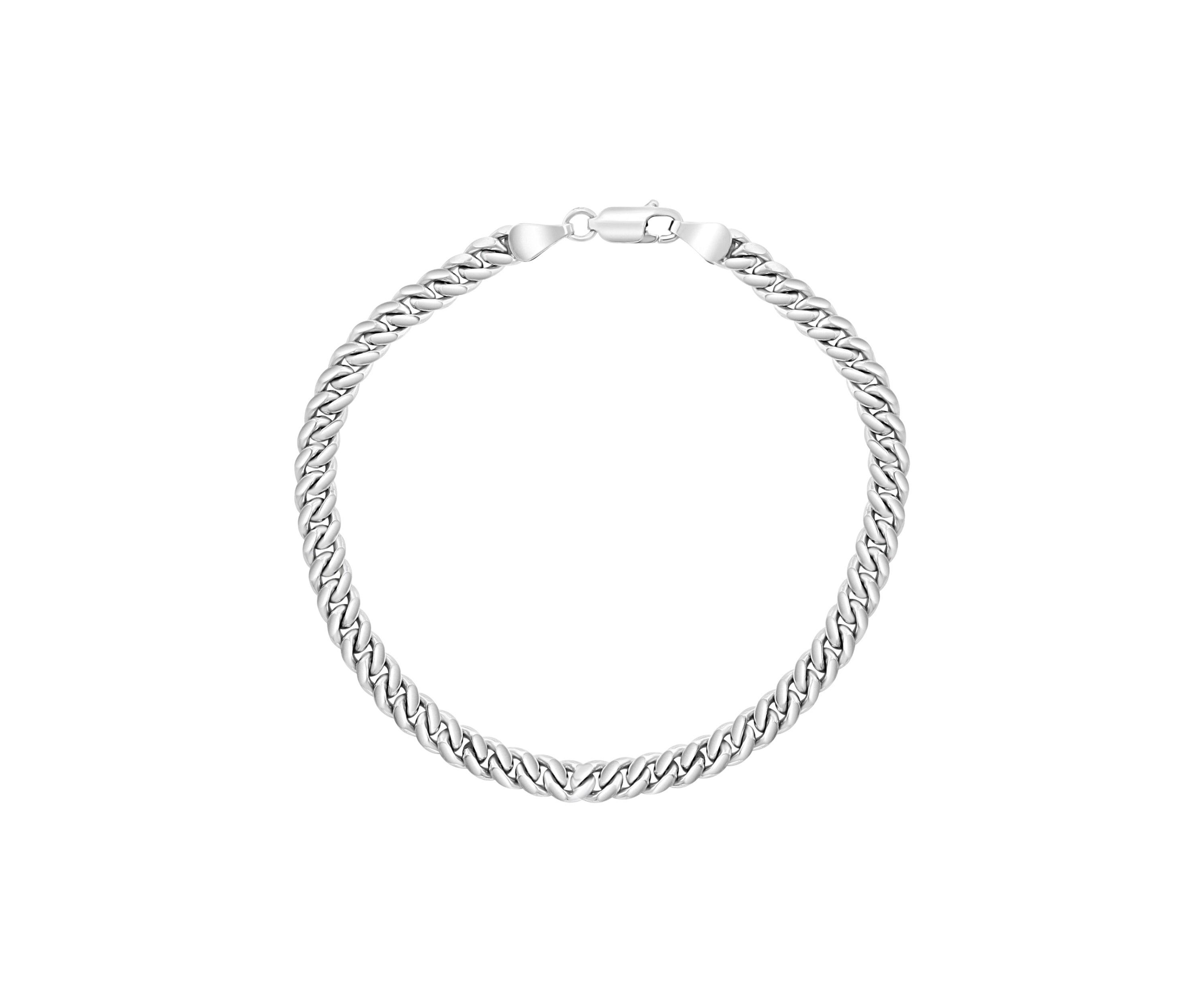 Mens Sterling Silver  8.5 Inch Link Bracelet