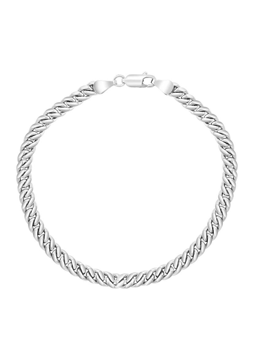 Mens Sterling Silver  8.5 Inch Link Bracelet