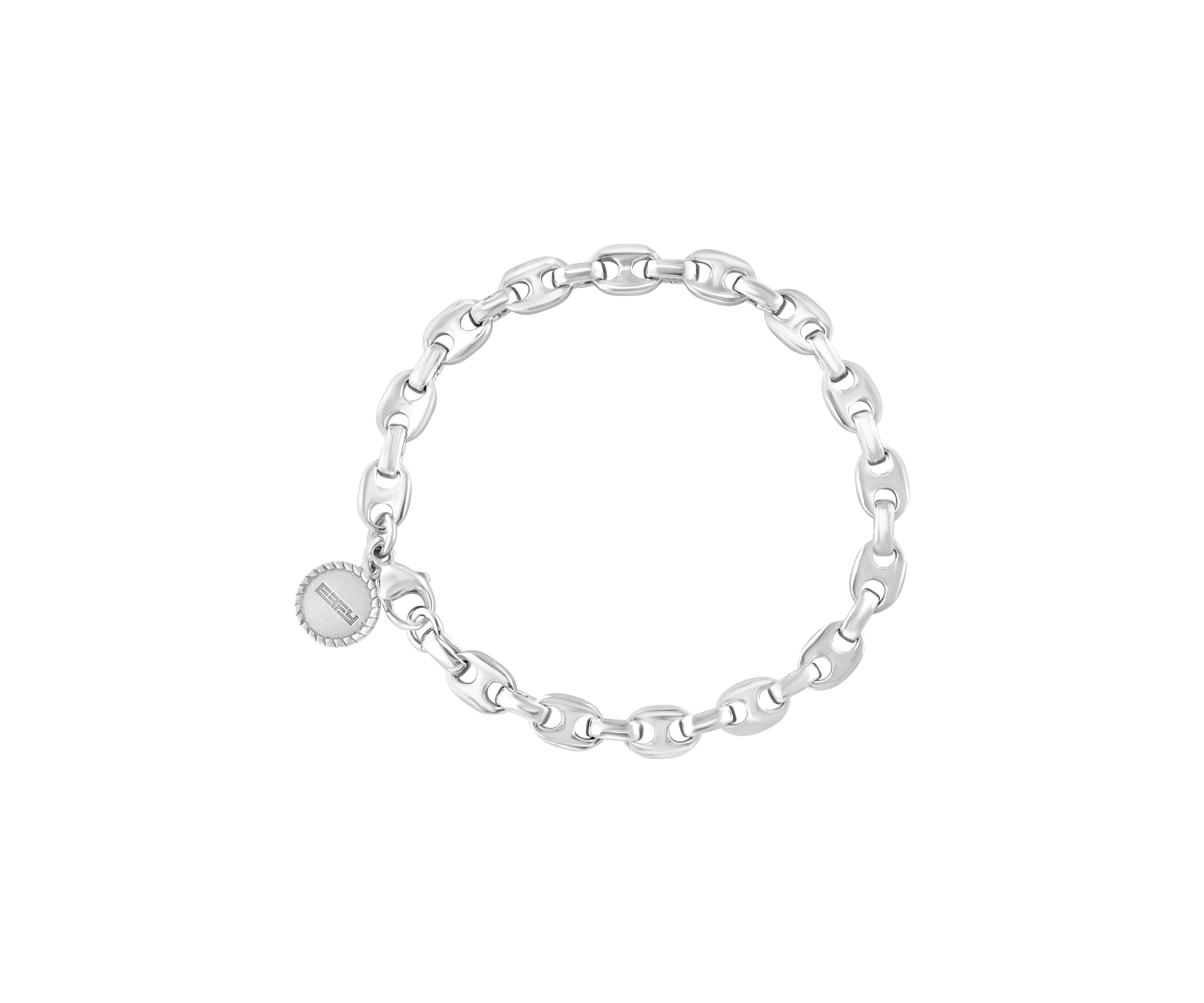 Mens Mariner Chain Bracelet in Sterling Silver