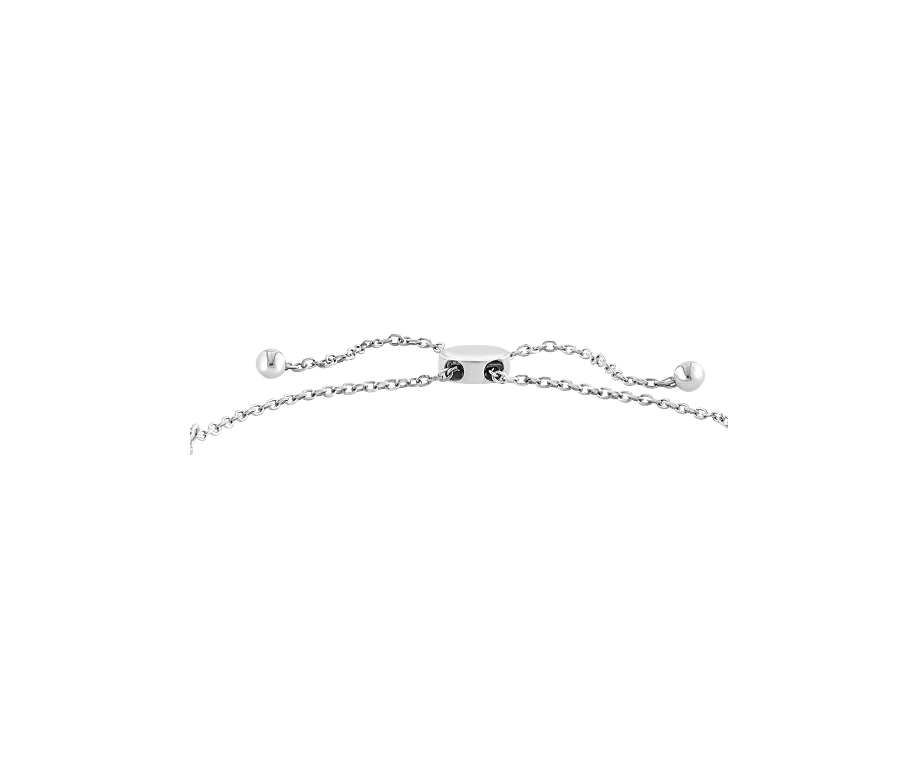 Multi Gemstone Bolo Bracelet in Sterling Silver