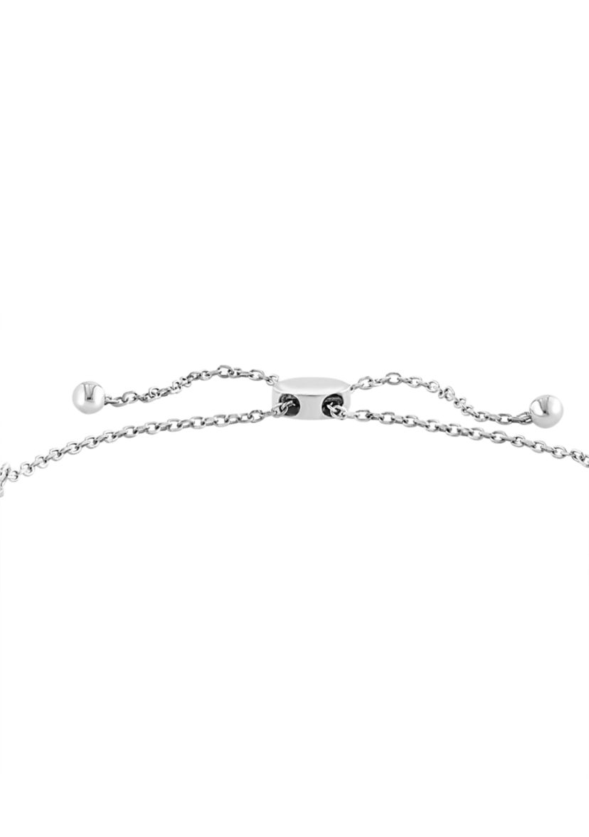 Multi Gemstone Bolo Bracelet in Sterling Silver