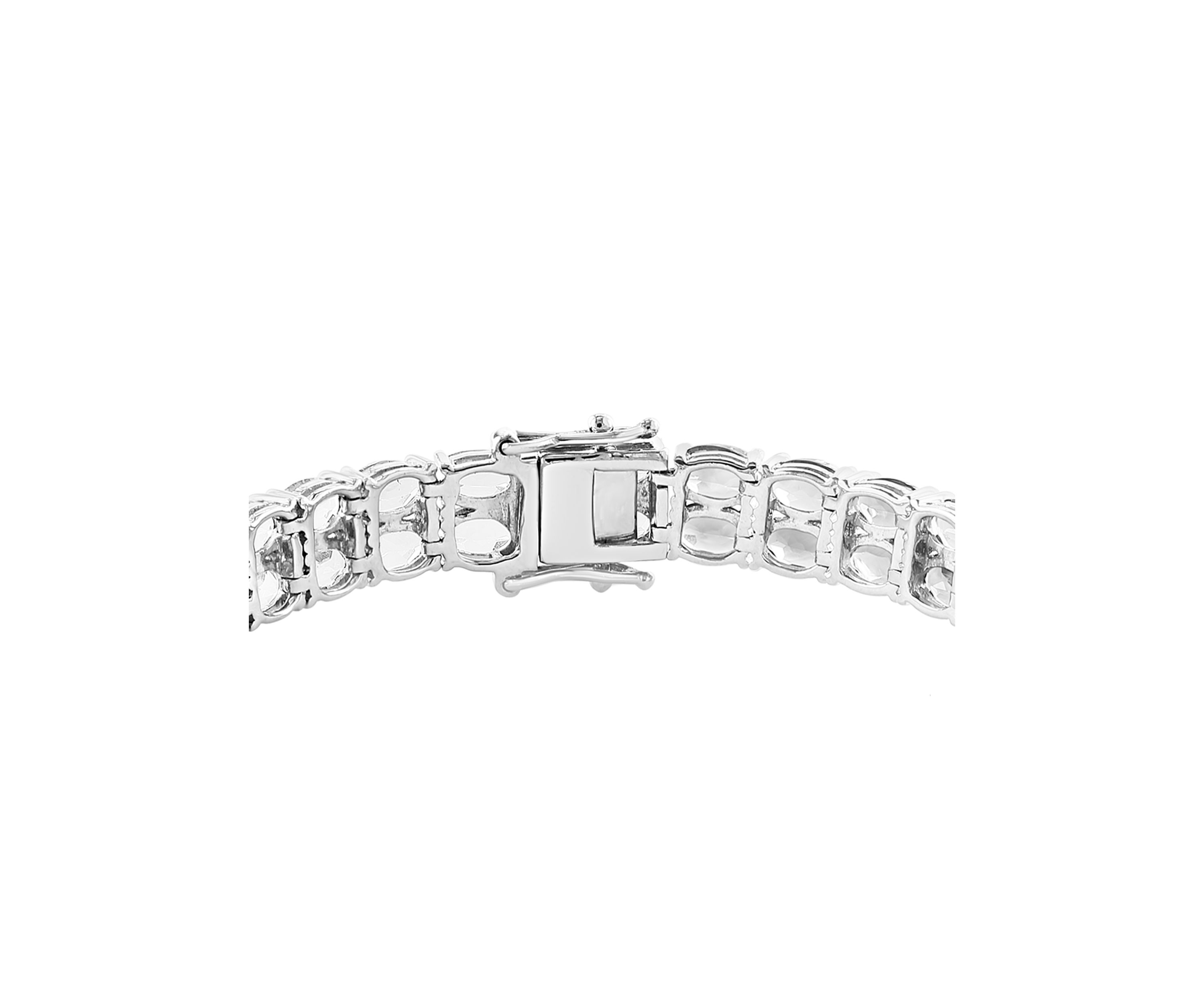 31.9 ct. t.w. White Topaz Bracelet in Sterling Silver