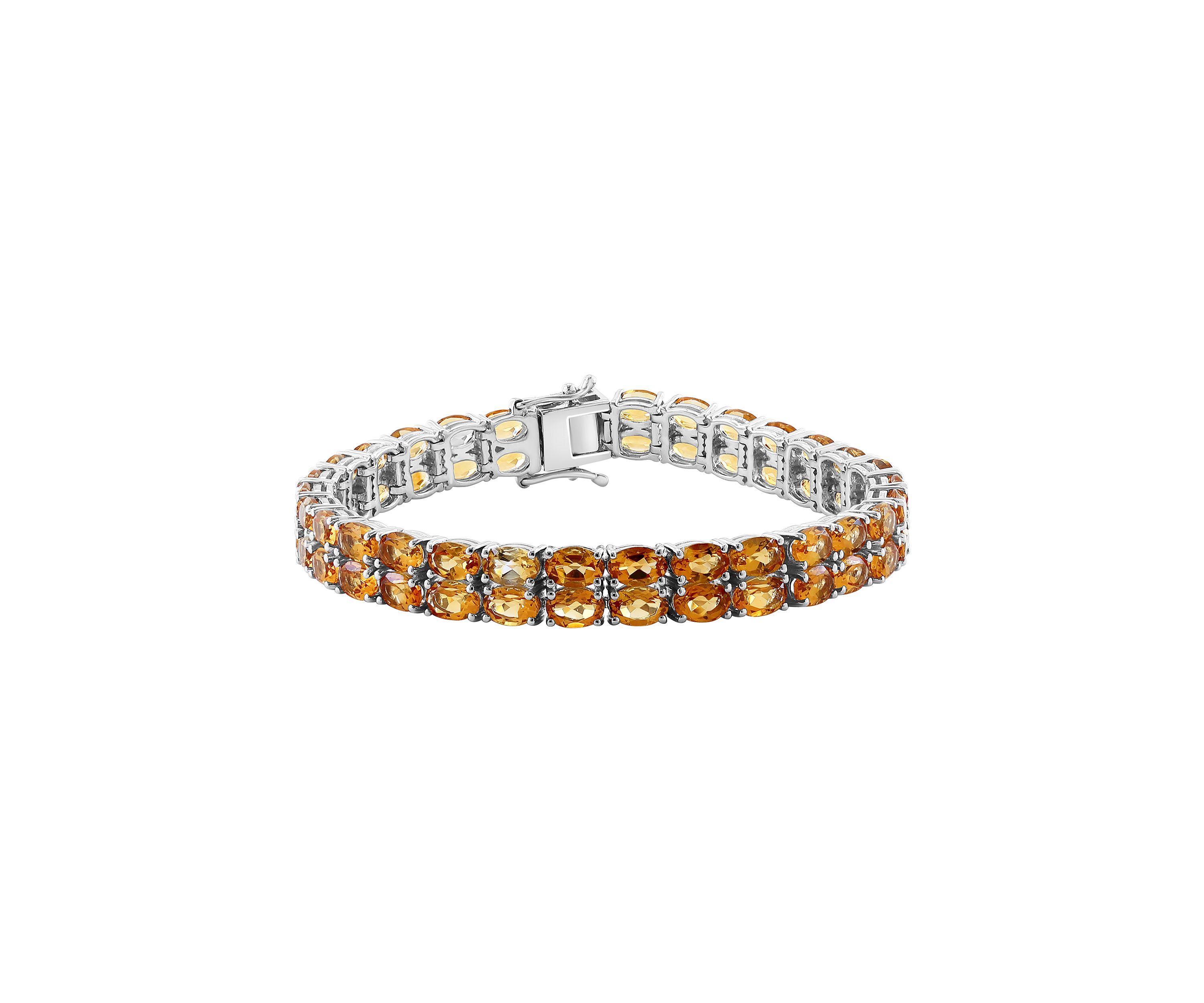 Sterling Silver Citrine Bracelet 