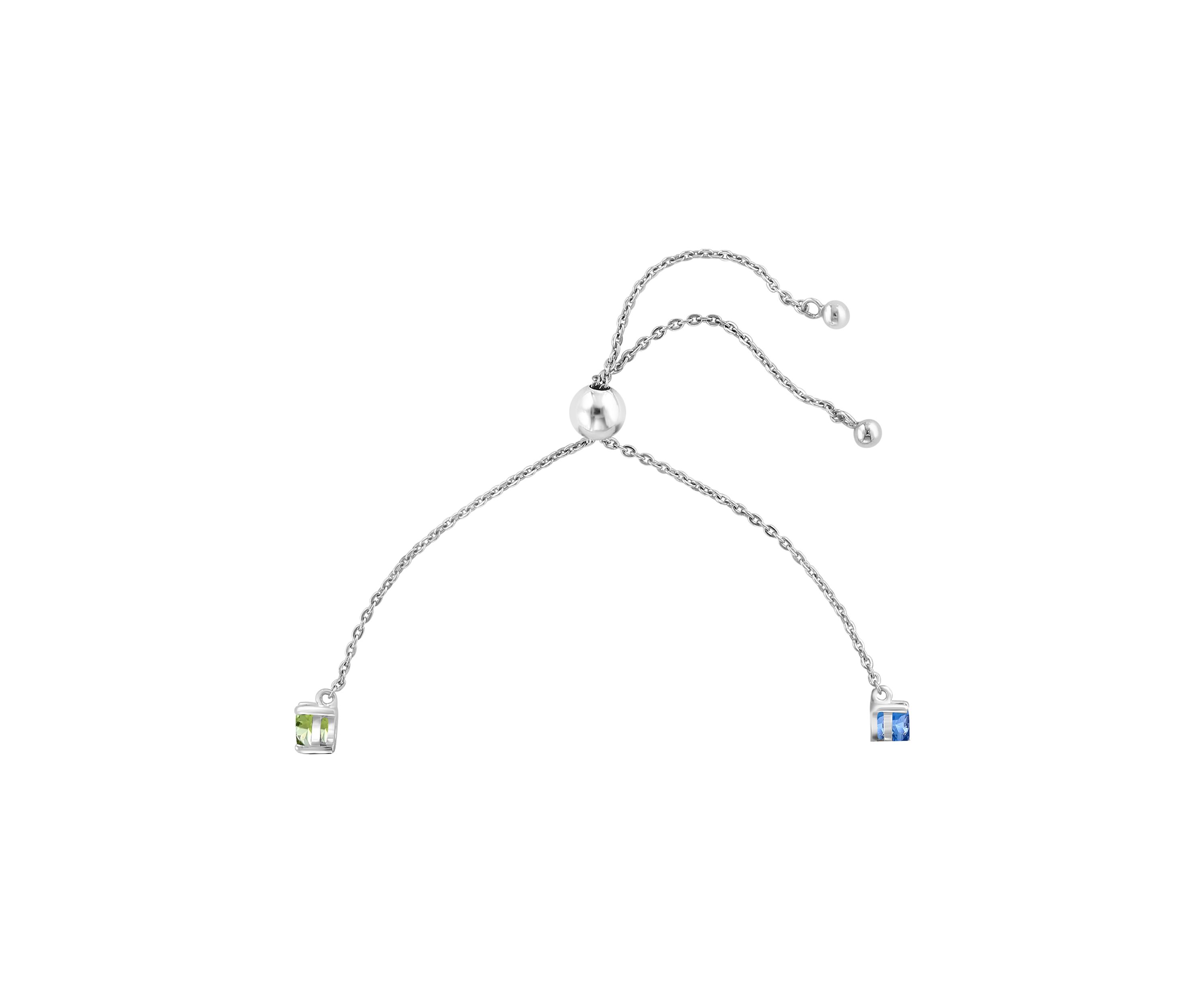Sterling Silver Multi Bolo Bracelet