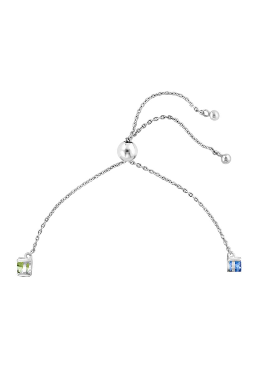 Sterling Silver Multi Bolo Bracelet