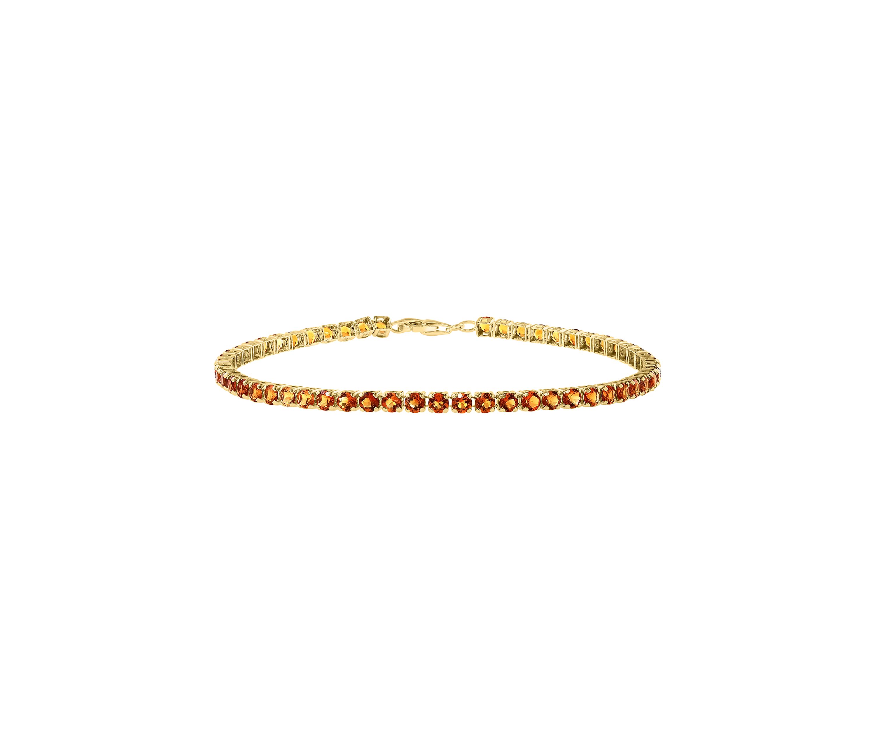 4.55 ct. t.w. Citrine Bracelet in 14K Yellow Gold