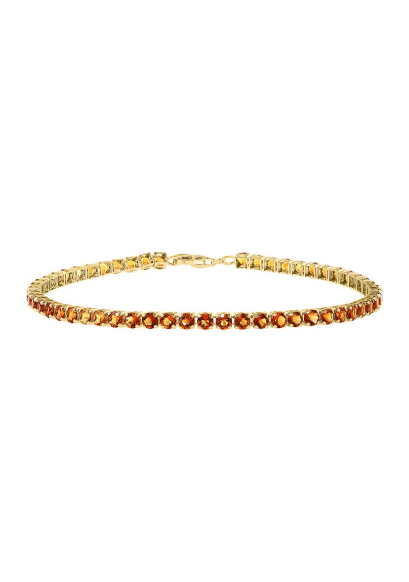 4.55 ct. t.w. Citrine Bracelet in 14K Yellow Gold