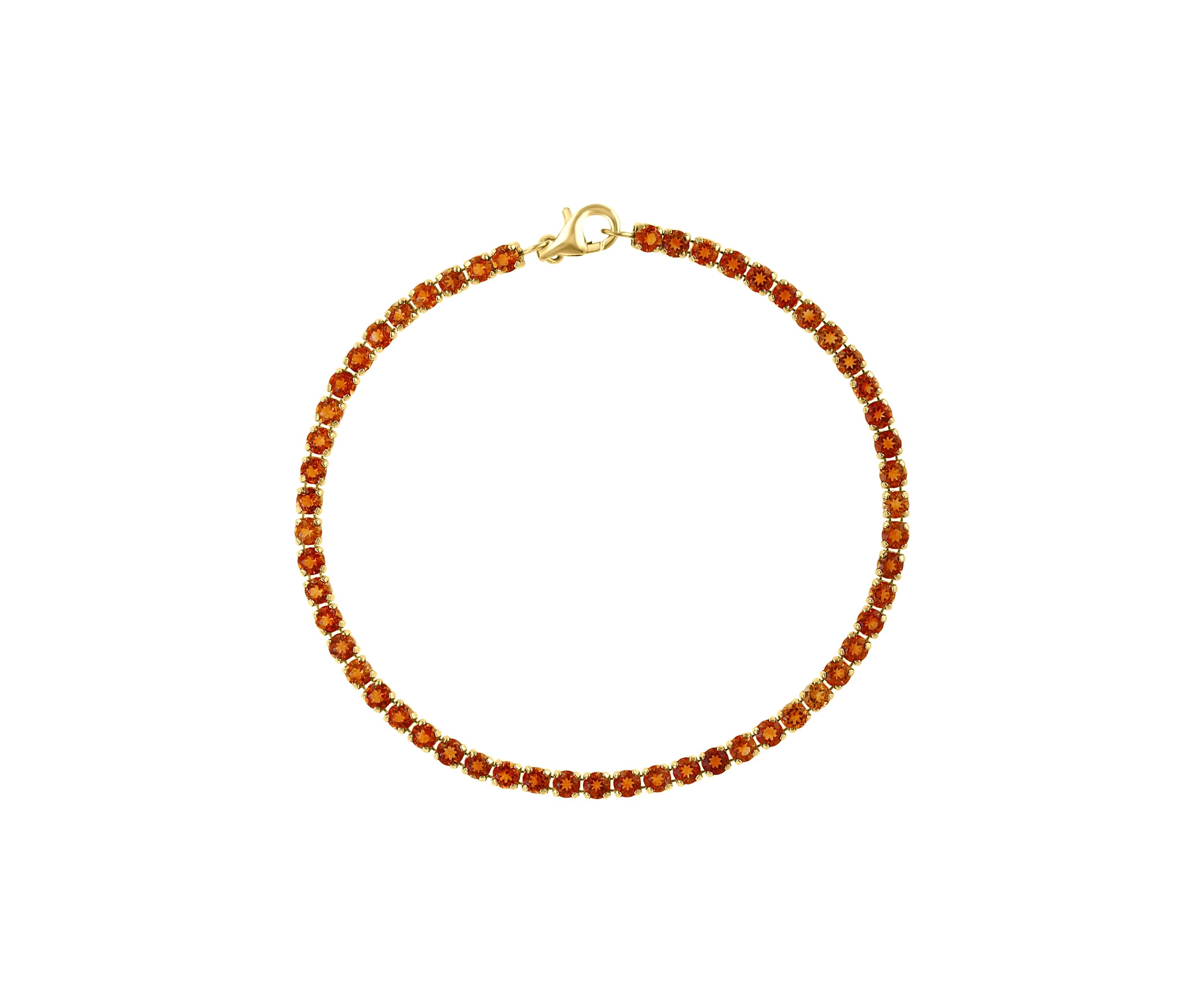 4.55 ct. t.w. Citrine Bracelet in 14K Yellow Gold