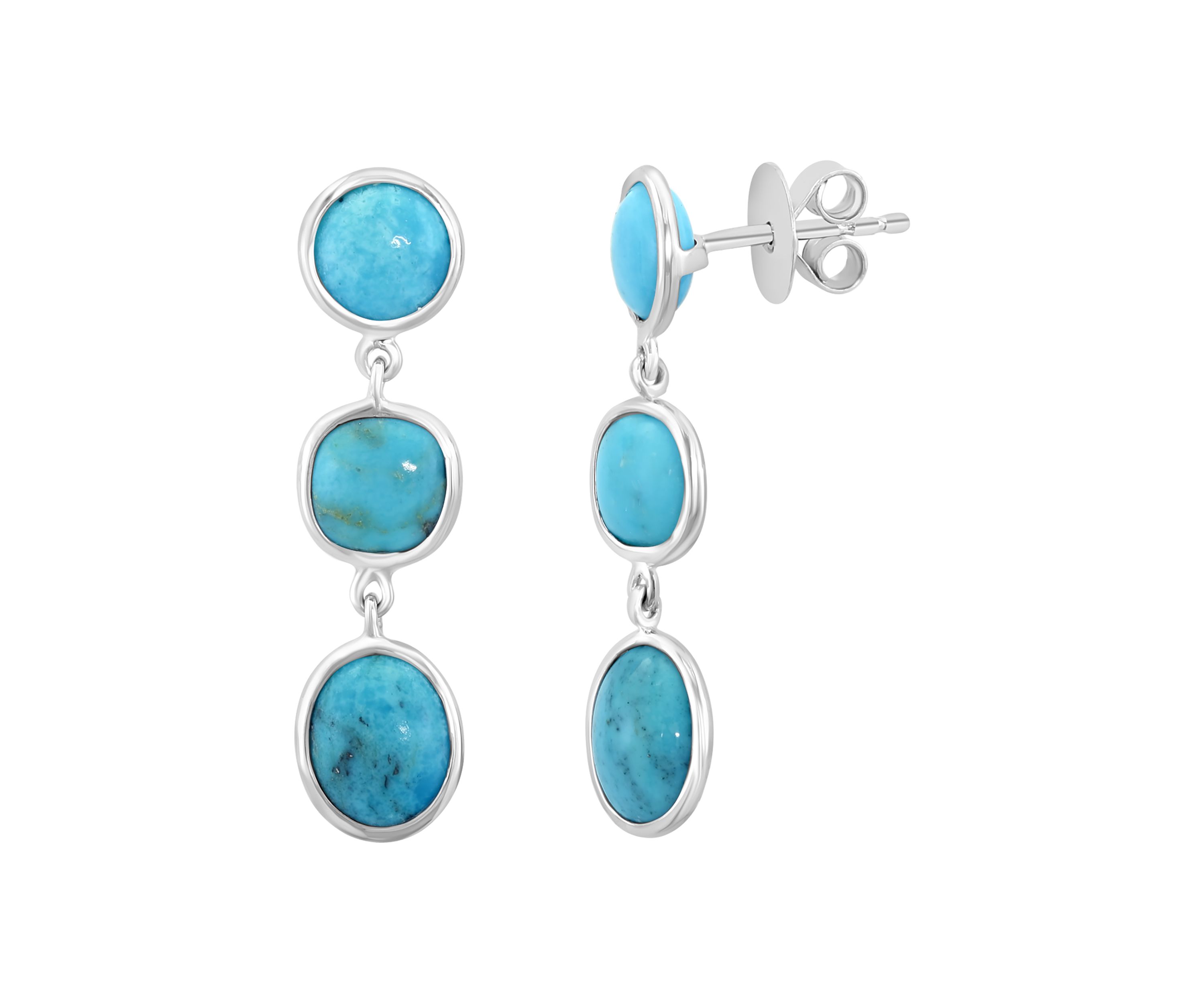 Silver Turquoise Earrings