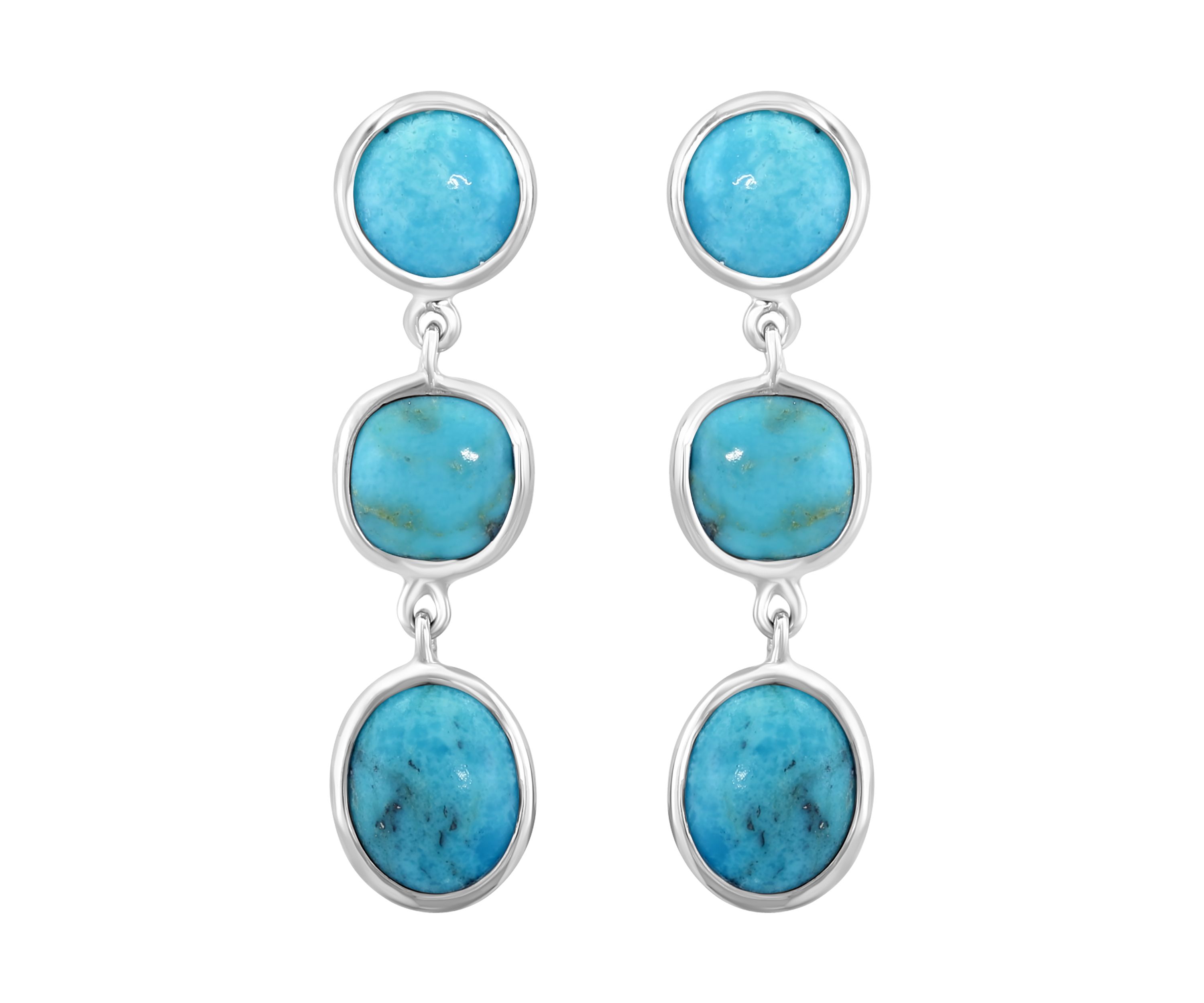 Silver Turquoise Earrings