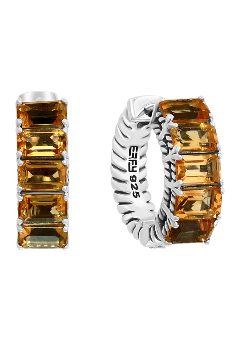 Sterling Silver Citrine Earrings