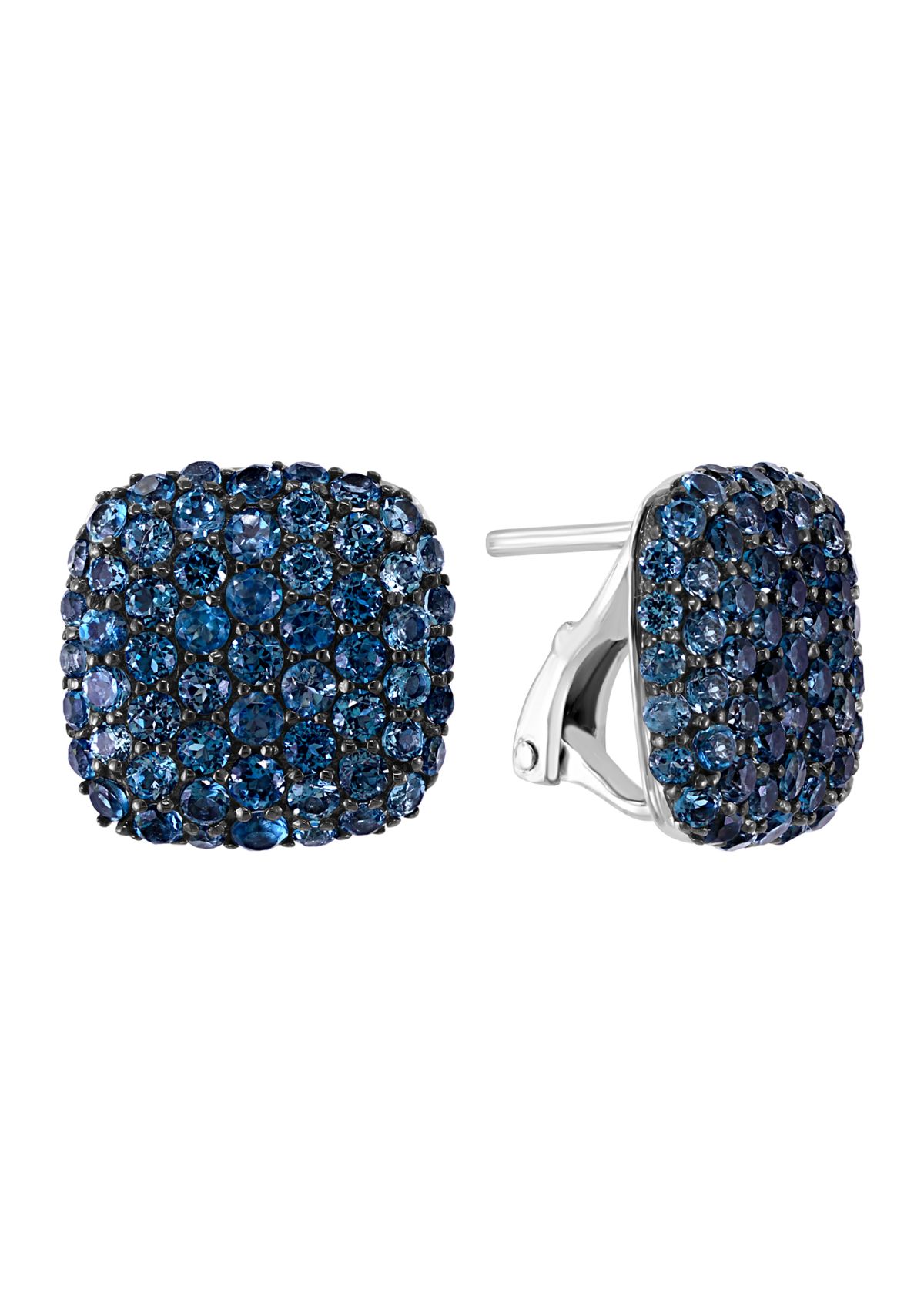 4.66 ct. t.w. Blue Topaz Earrings in Sterling Silver