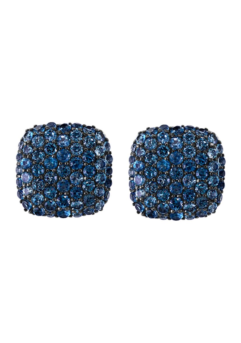  4.66 ct. t.w. Blue Topaz Earrings in Sterling Silver