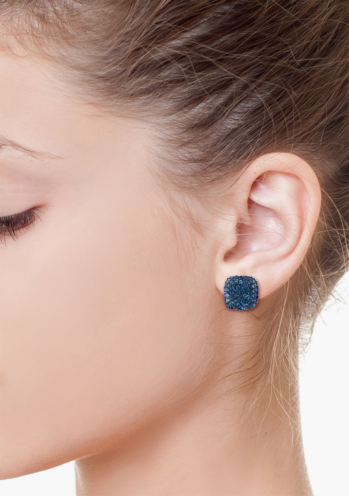  4.66 ct. t.w. Blue Topaz Earrings in Sterling Silver