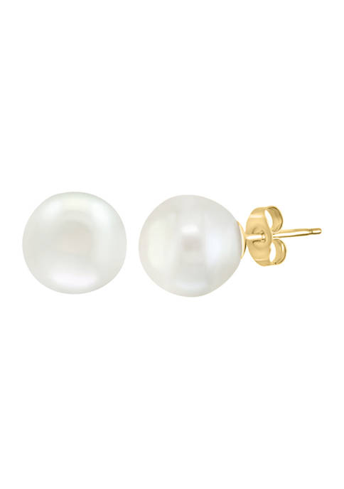 Effy® Freshwater Pearl Stud Earrings in 14K White