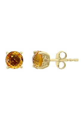 Effy 1.81 Ct. T.w. Citrine Earrings In 14K Yellow Gold