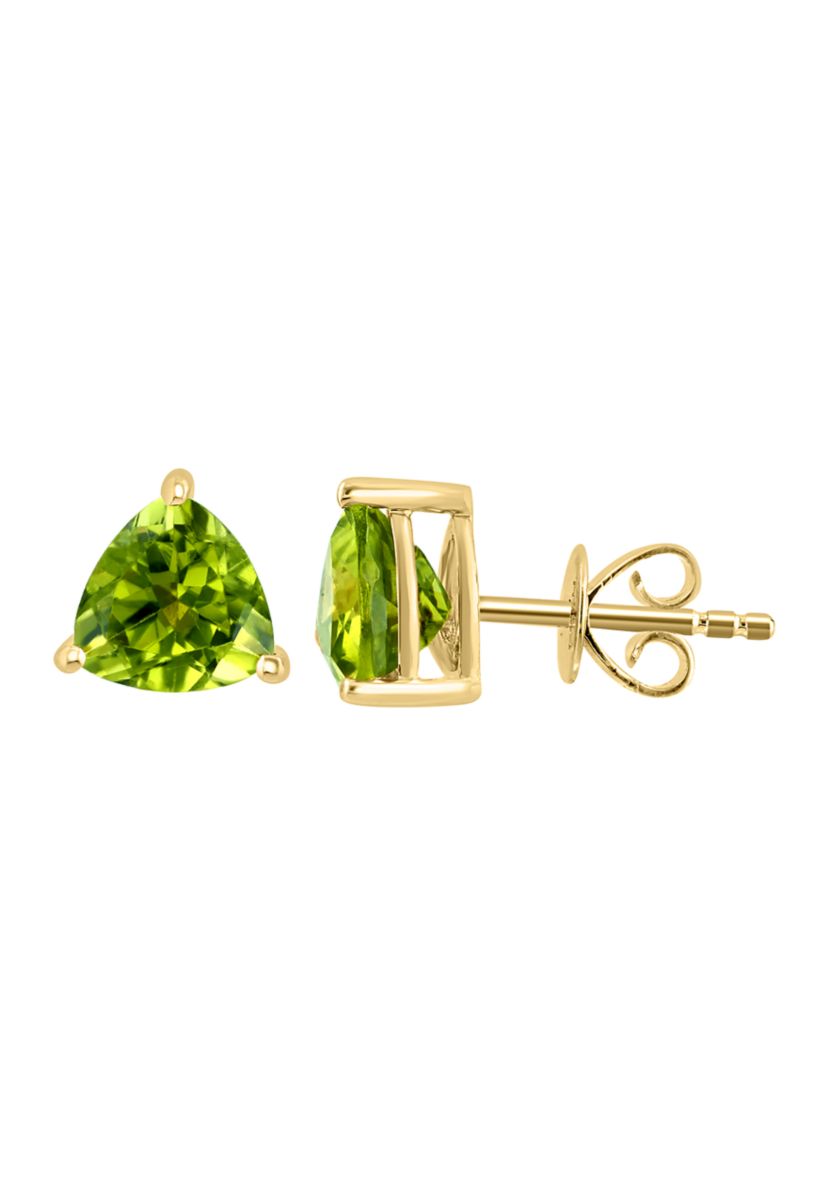 2.5 ct. t.w. Peridot Earrings in 14K Yellow Gold 