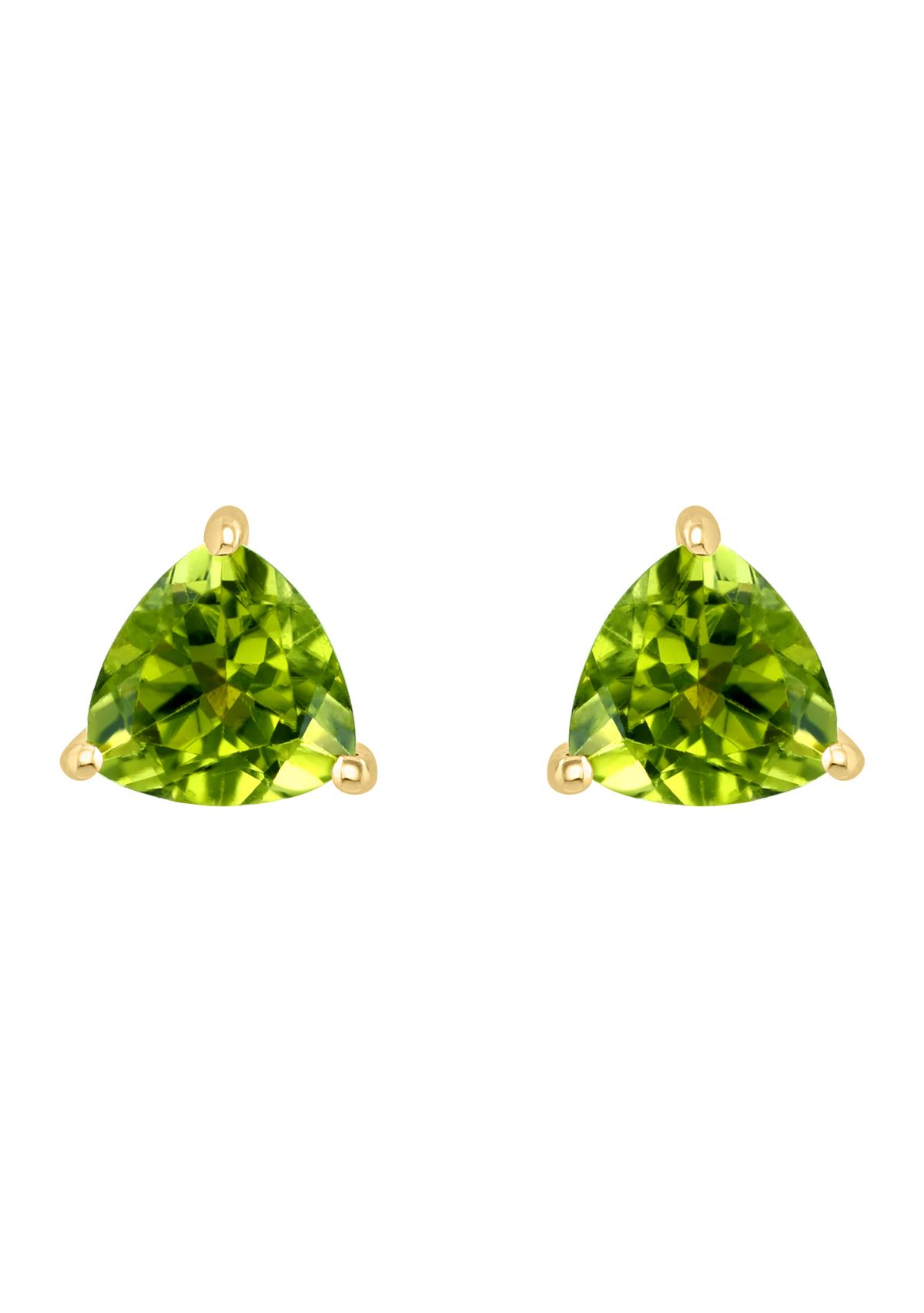 2.5 ct. t.w. Peridot Earrings in 14K Yellow Gold 