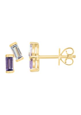 Effy 3/8 ct. t.w. Amethyst, Pink Amethyst Earrings in 14K Yellow Gold -  5400451IEY0Z758IH