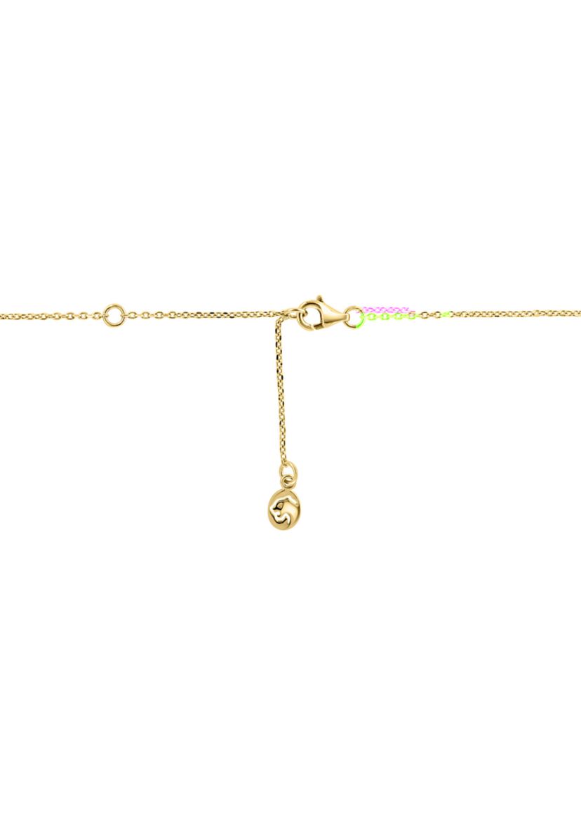 925 Gold Plated Silver Opal Oval Necklace 