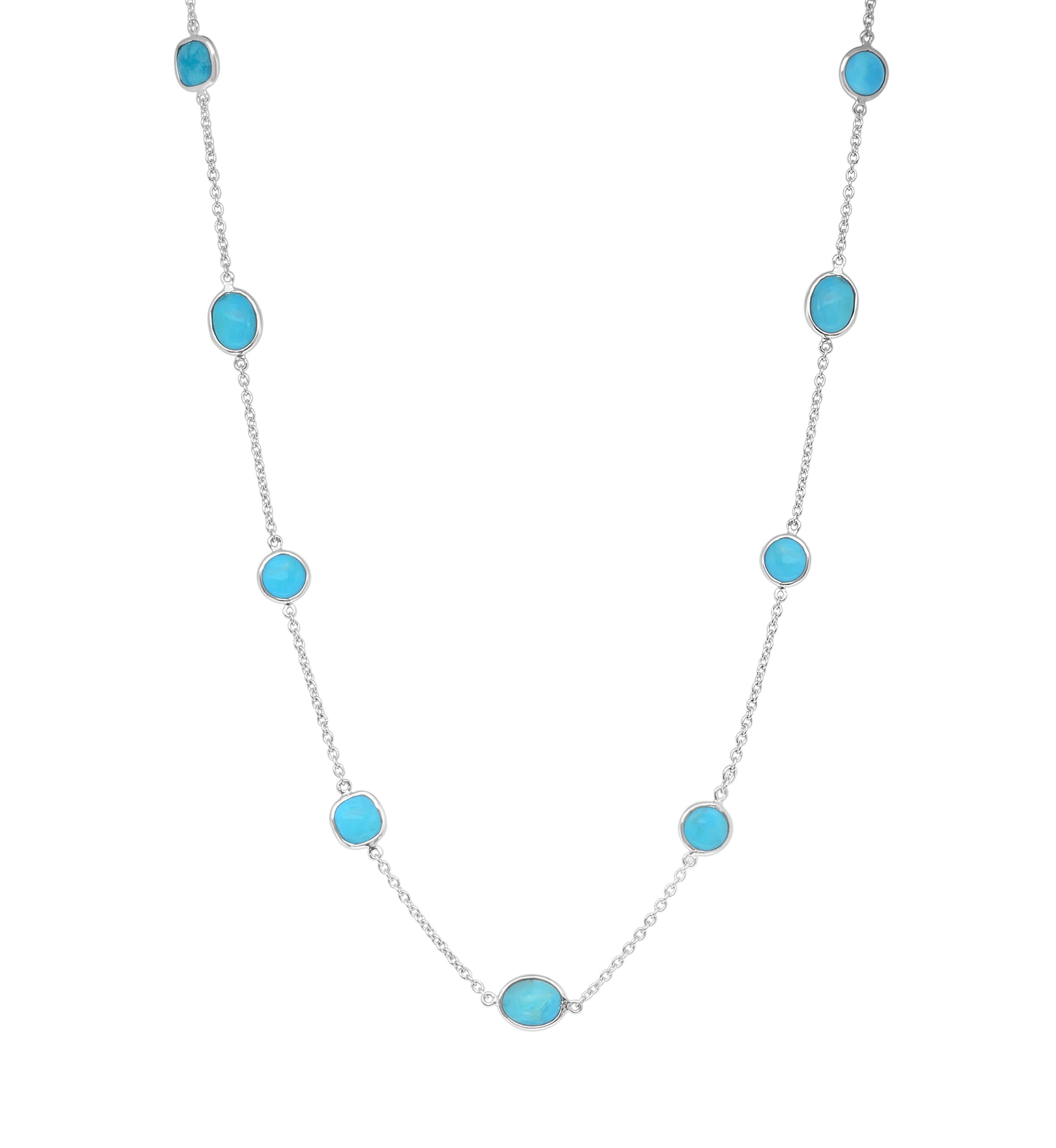 Sterling Silver Turquoise Necklace