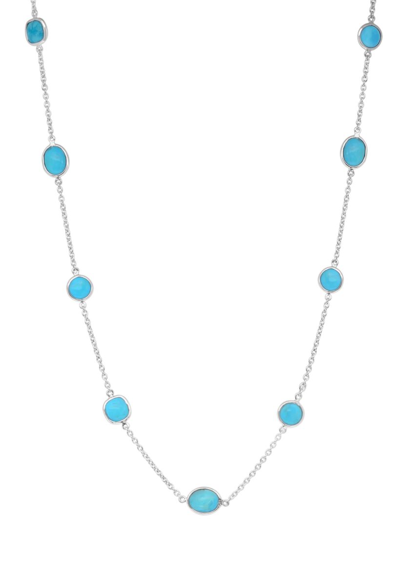 Sterling Silver Turquoise Necklace