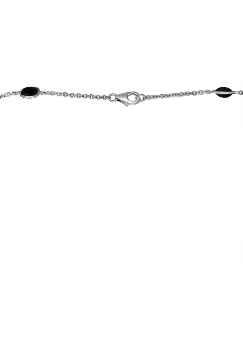 Sterling Silver Onyx Necklace