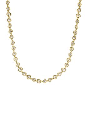 Effy Sterling Silver 18K Gold Plated Freshwater Pearl Necklace