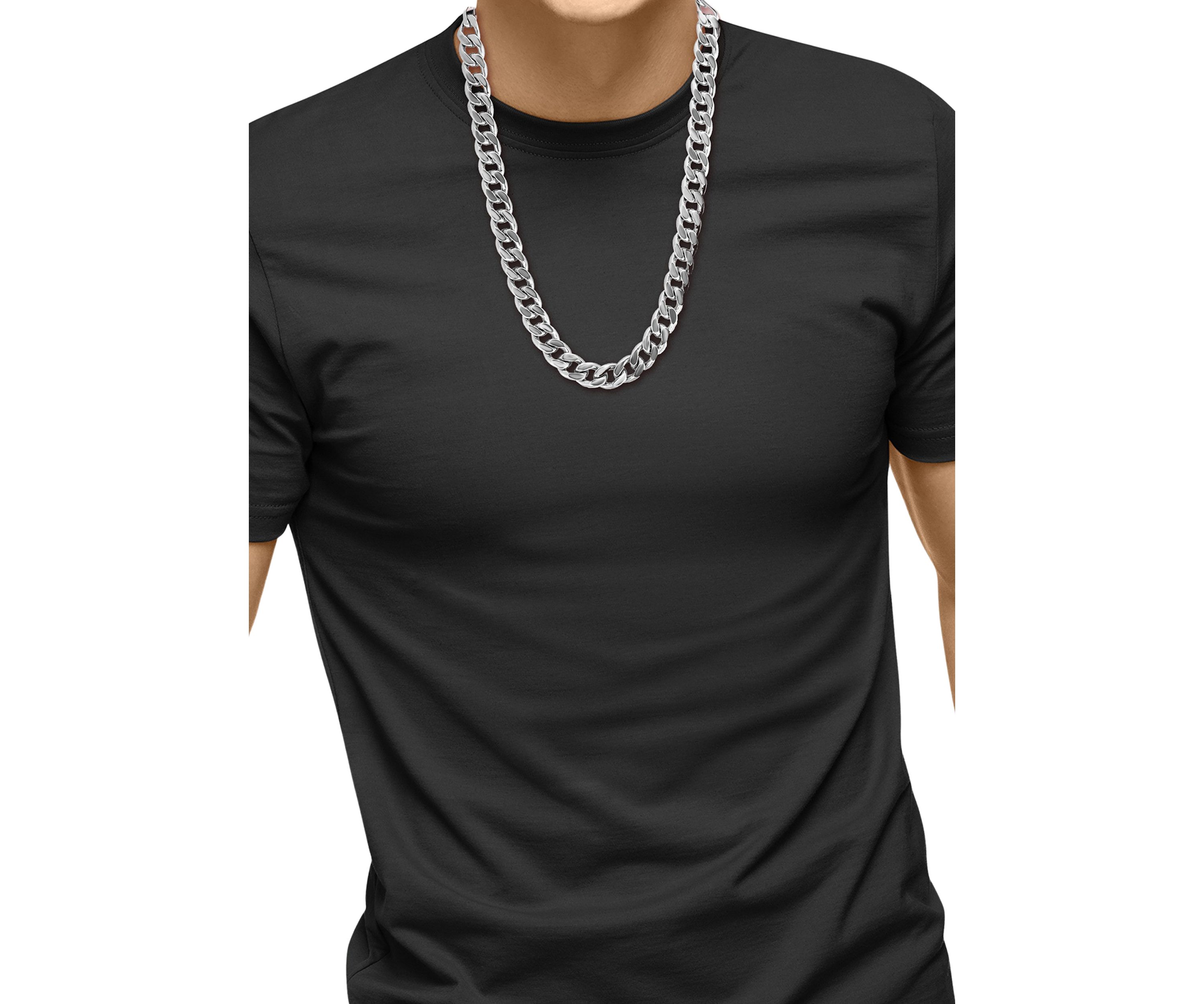  Mens Sterling Silver 22 Inch Link Chain 