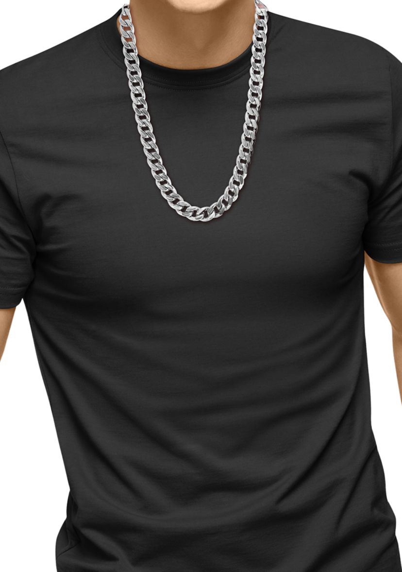  Mens Sterling Silver 22 Inch Link Chain 