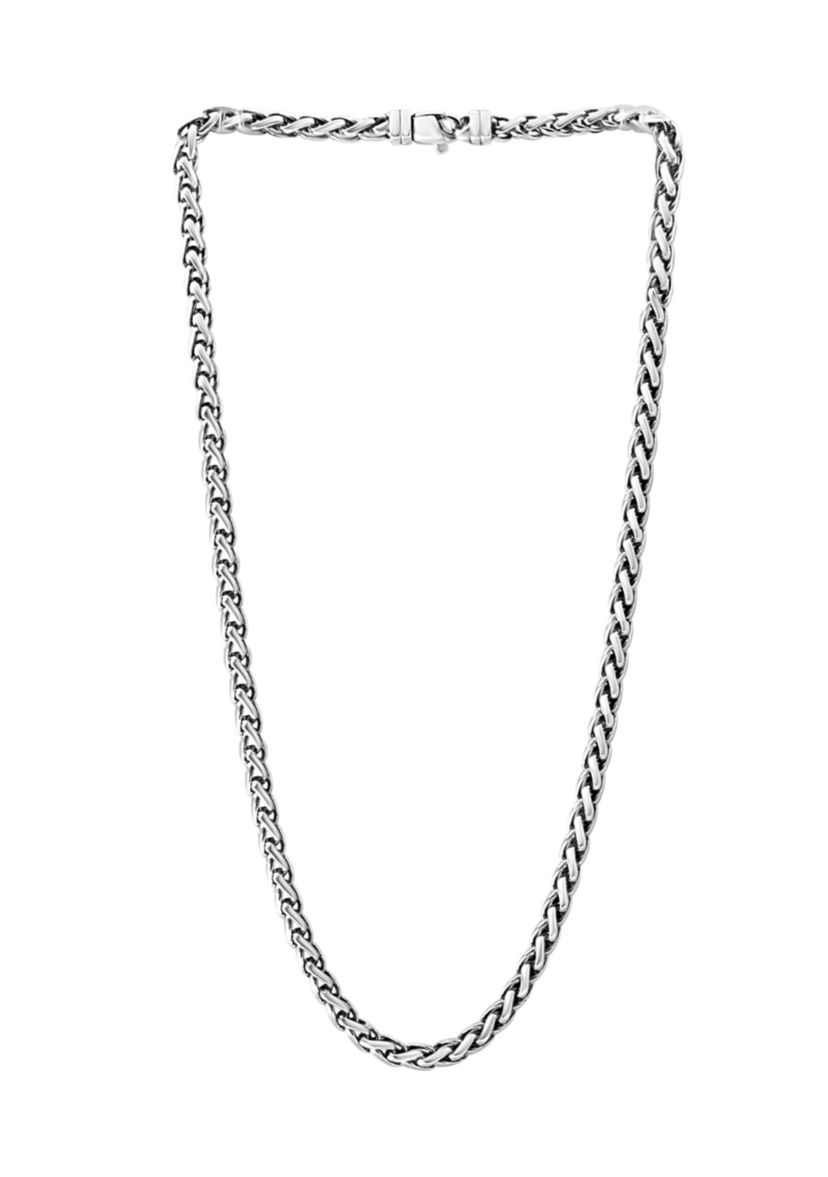 Mens 22 Inch Chain Necklace in Sterling Silver