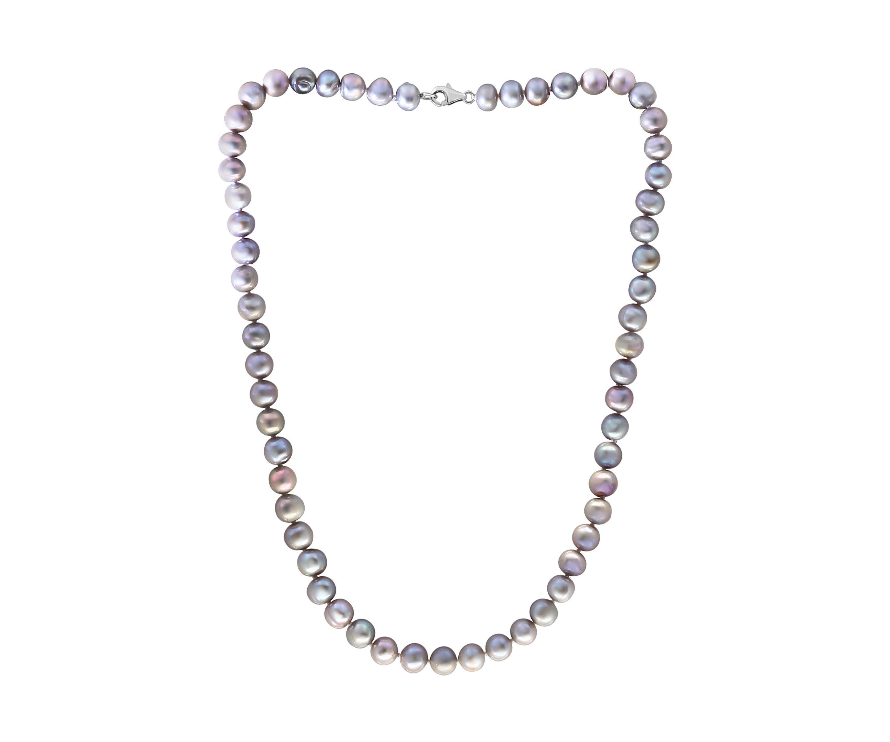 6-7 Millimeter Gray Freshwater Pearls Necklace 