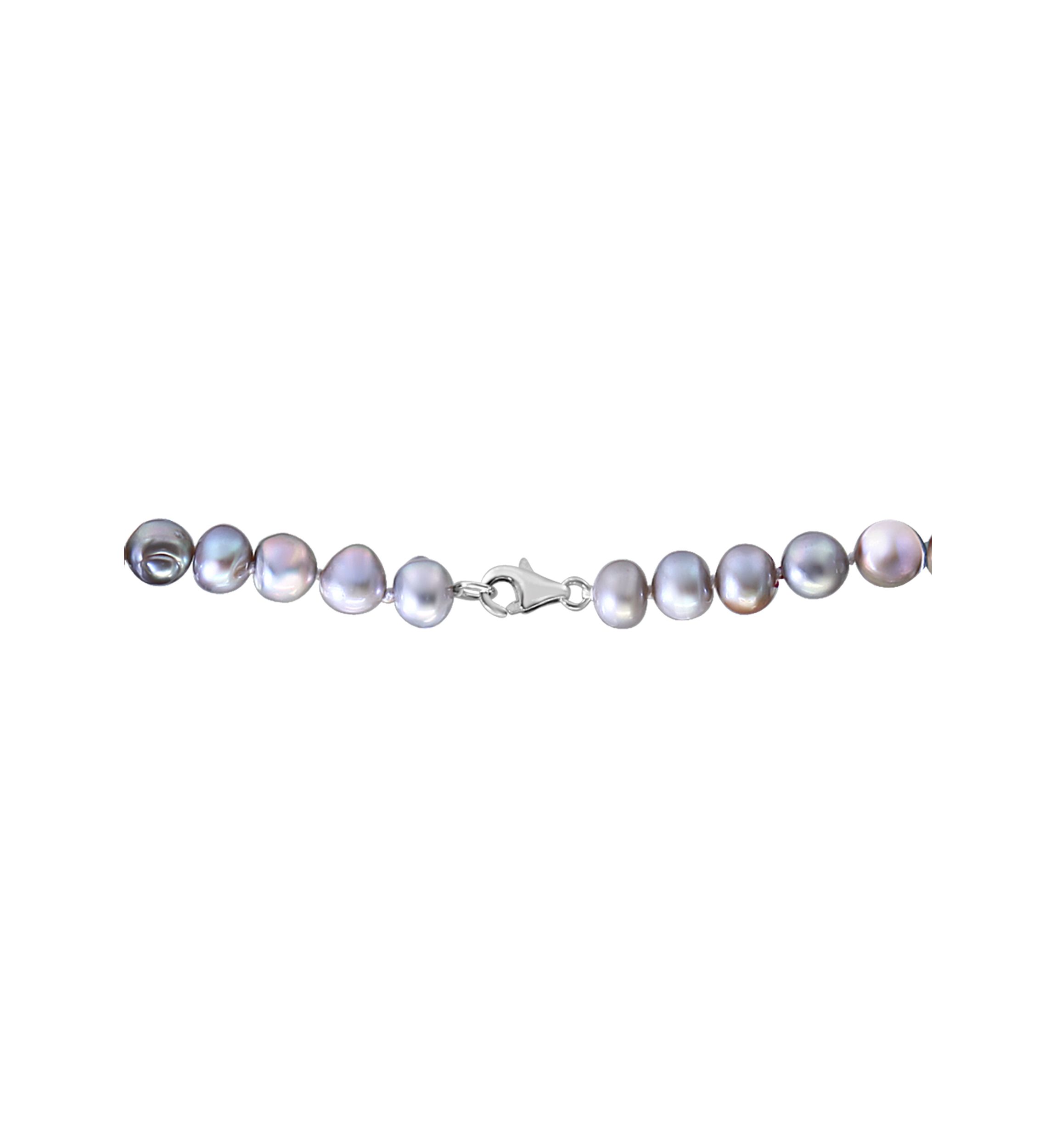 6-7 Millimeter Gray Freshwater Pearls Necklace 