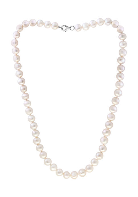 7-8 Millimeter White Freshwater Pearl Necklace
