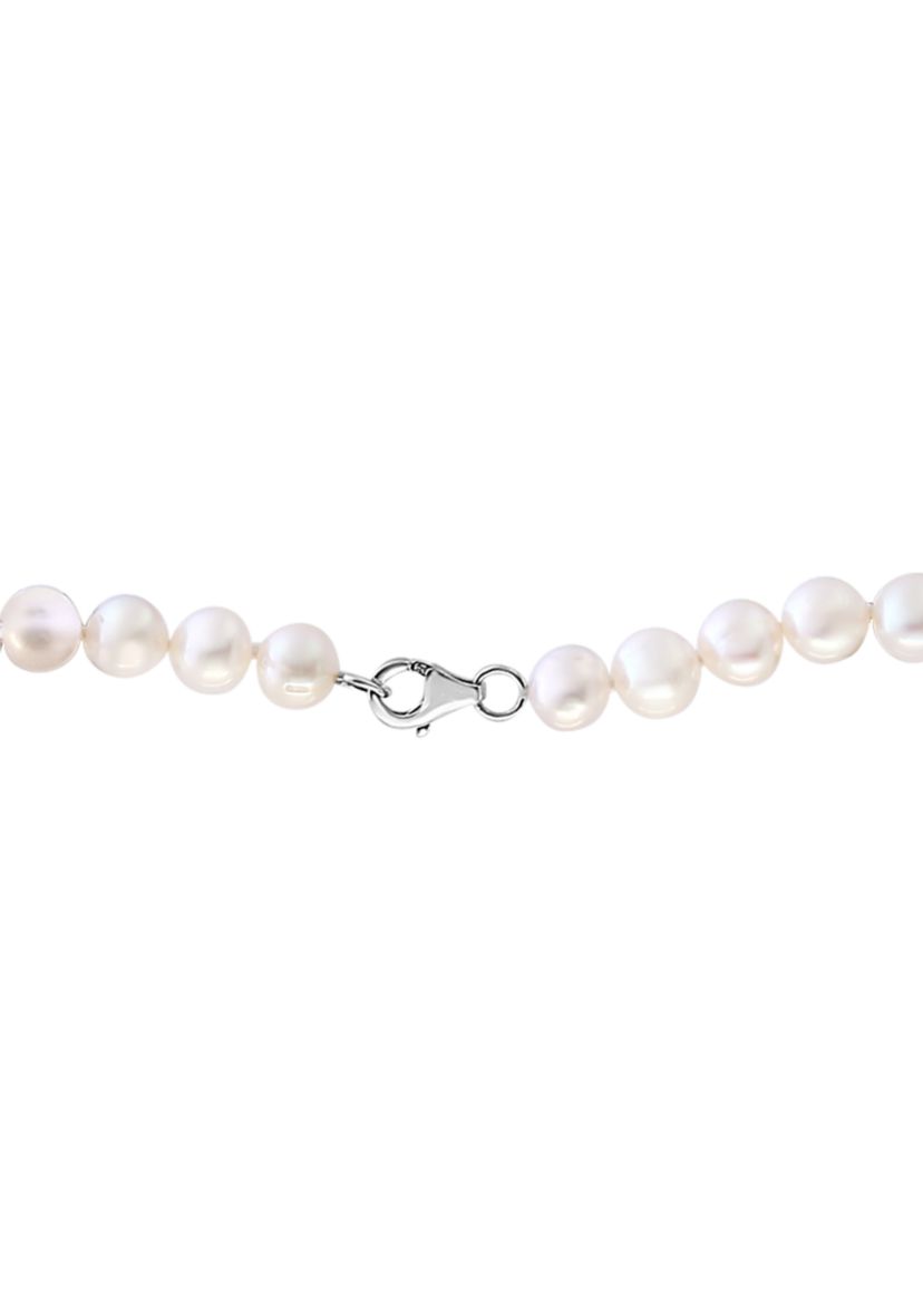 7-8 Millimeter White Freshwater Pearl Necklace