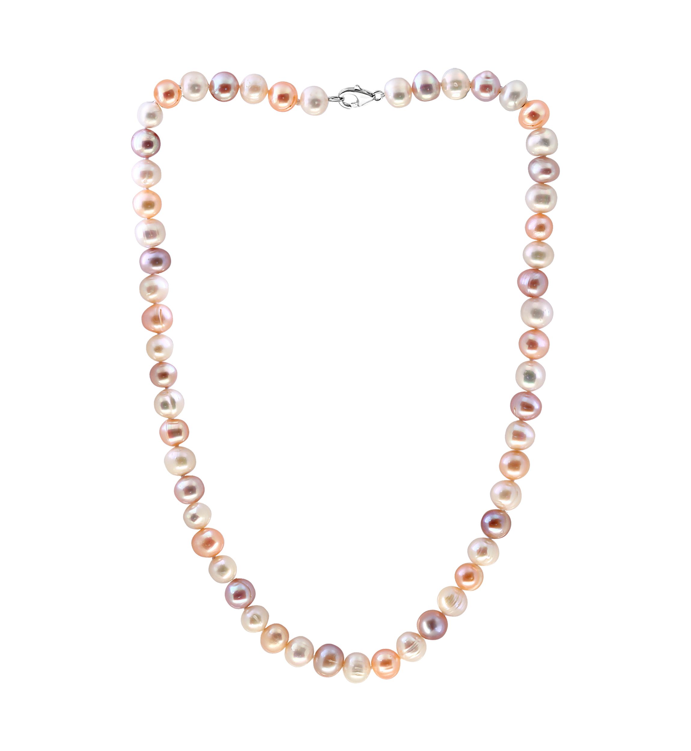  7-8 Millimeter Multi-Hued Freshwater Pearl Necklace