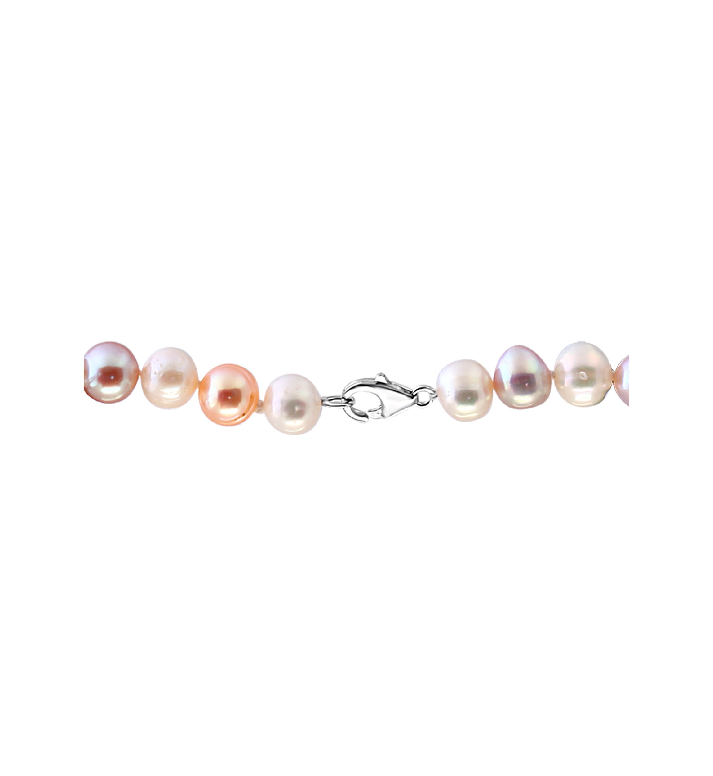 7-8 Millimeter Multi-Hued Freshwater Pearl Necklace