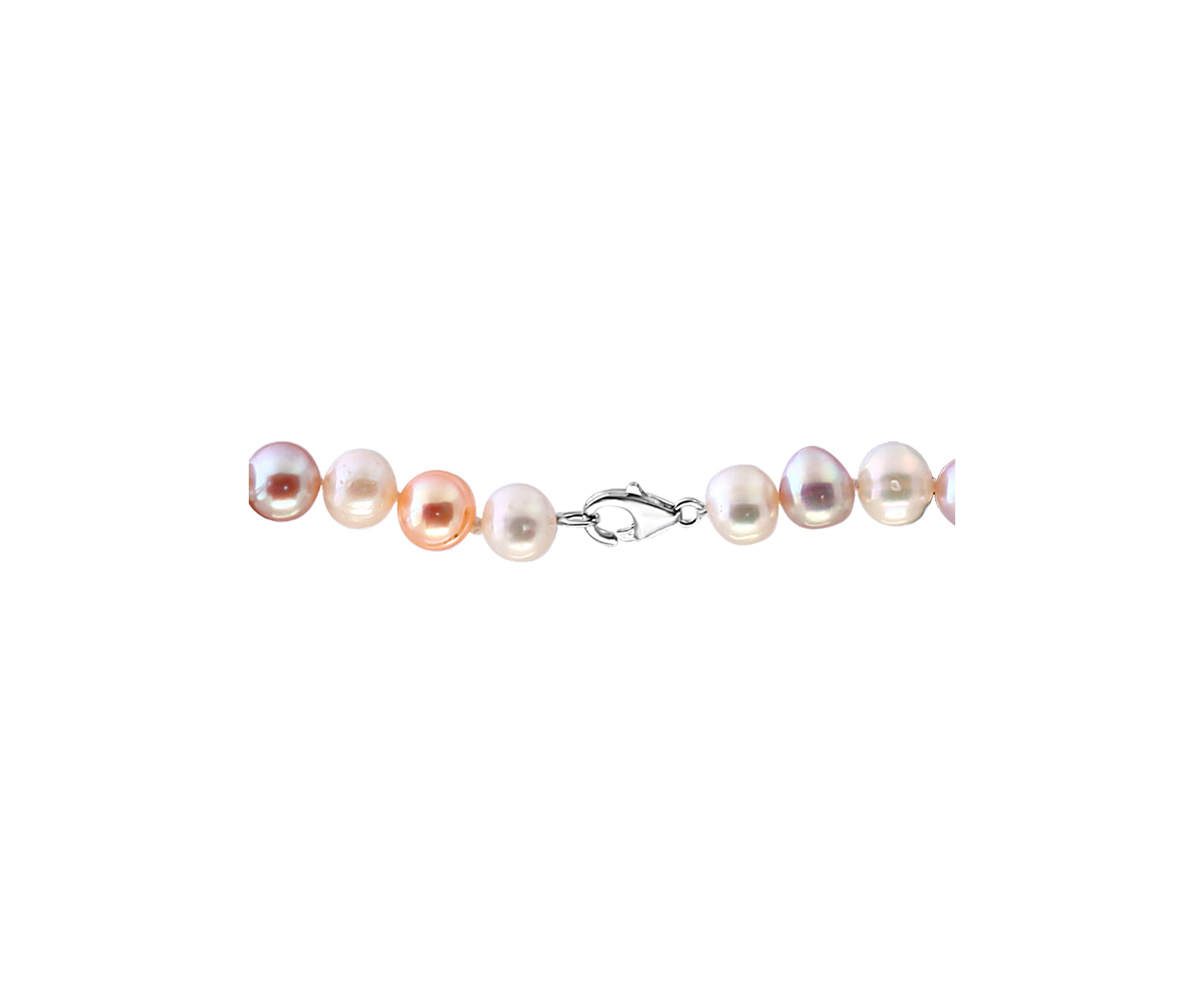  7-8 Millimeter Multi-Hued Freshwater Pearl Necklace